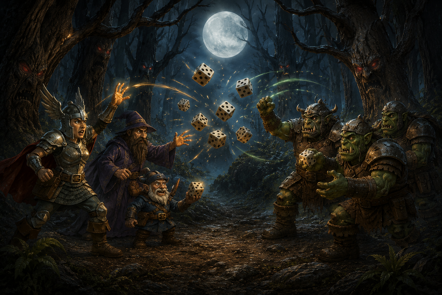 Dice roll battle