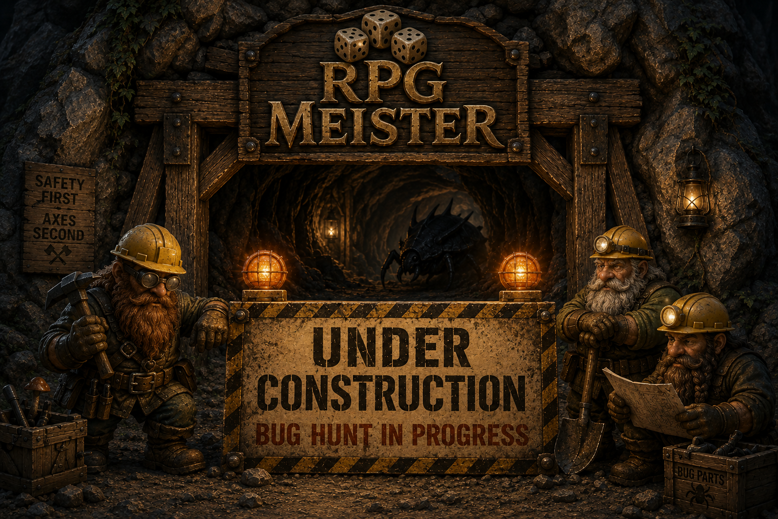 Under Construction sign, now retired